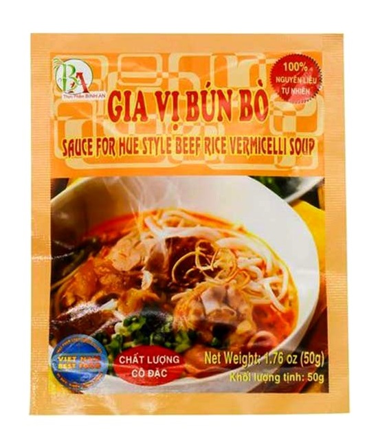 Salsa per brodo per Bùn Bò Hué noodles vietnamiti - Binh An 50g.